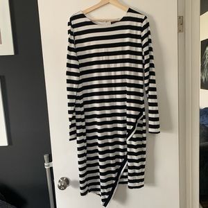 Long Sleeve Striped Dress